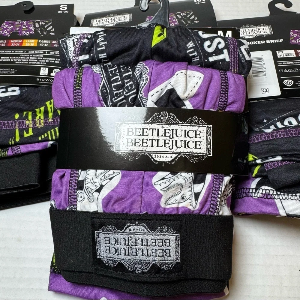 Beetlejuice Men's Boxer Briefs, 2-Pack